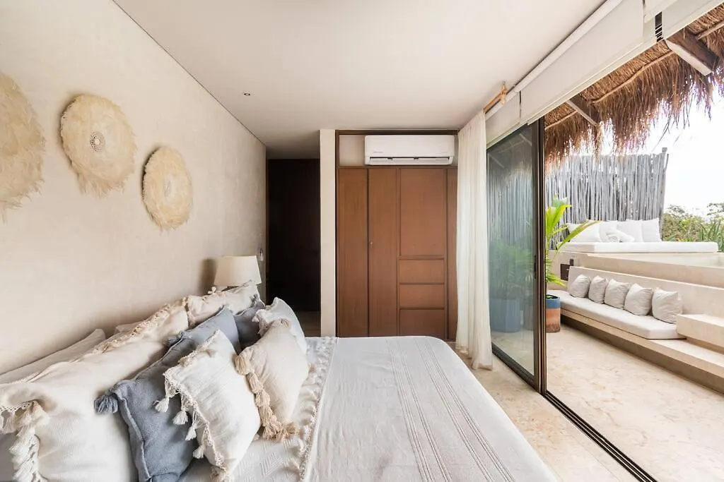 דירות טולום Gorgeous Penthouse Mar Y Cielo With Private Pool And Jacuzzi